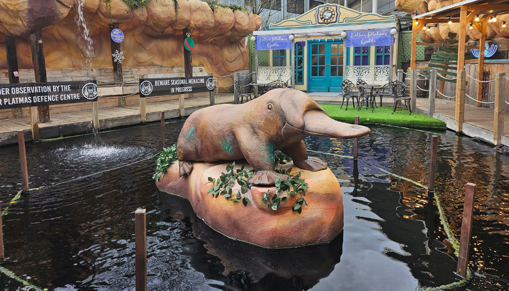 Phantom Peak Fun for your and the kids in East London has a platypus thing going on